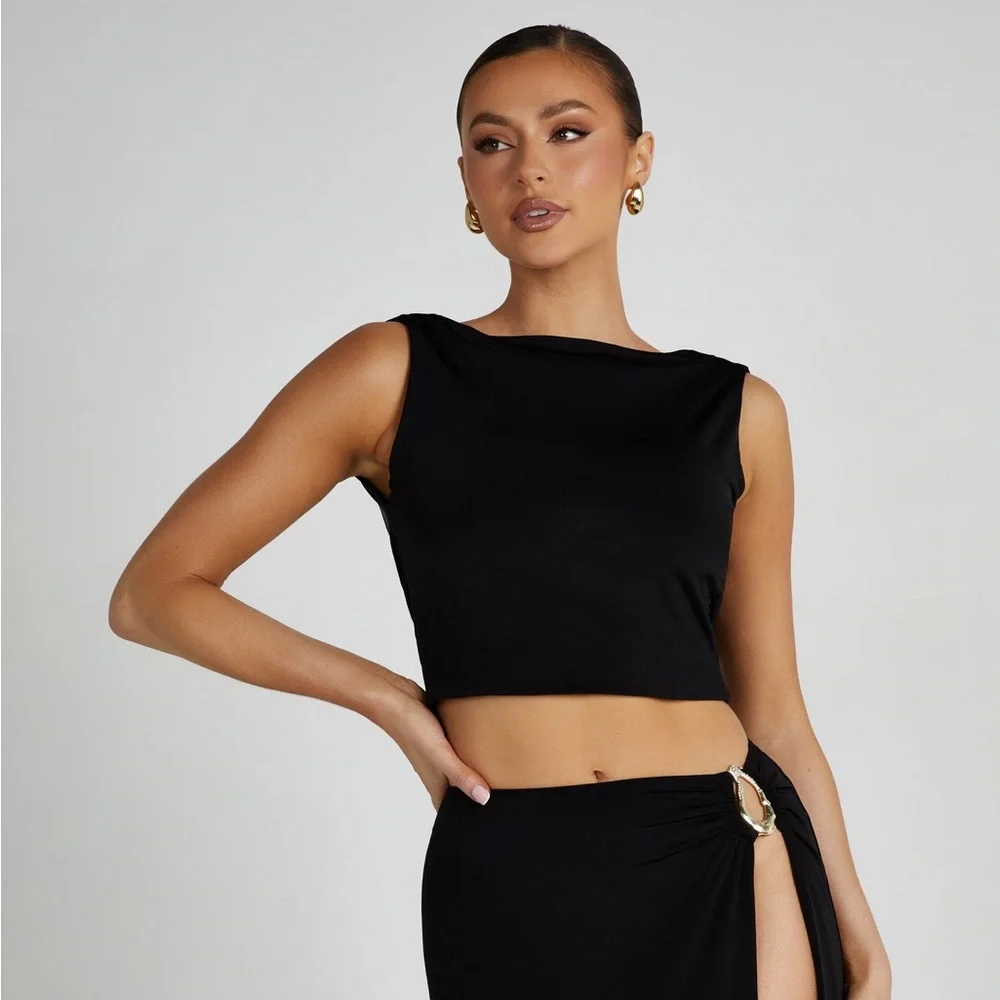 NWT | MESHKI | SLINKY BACK TOP - Picture 1 of 10